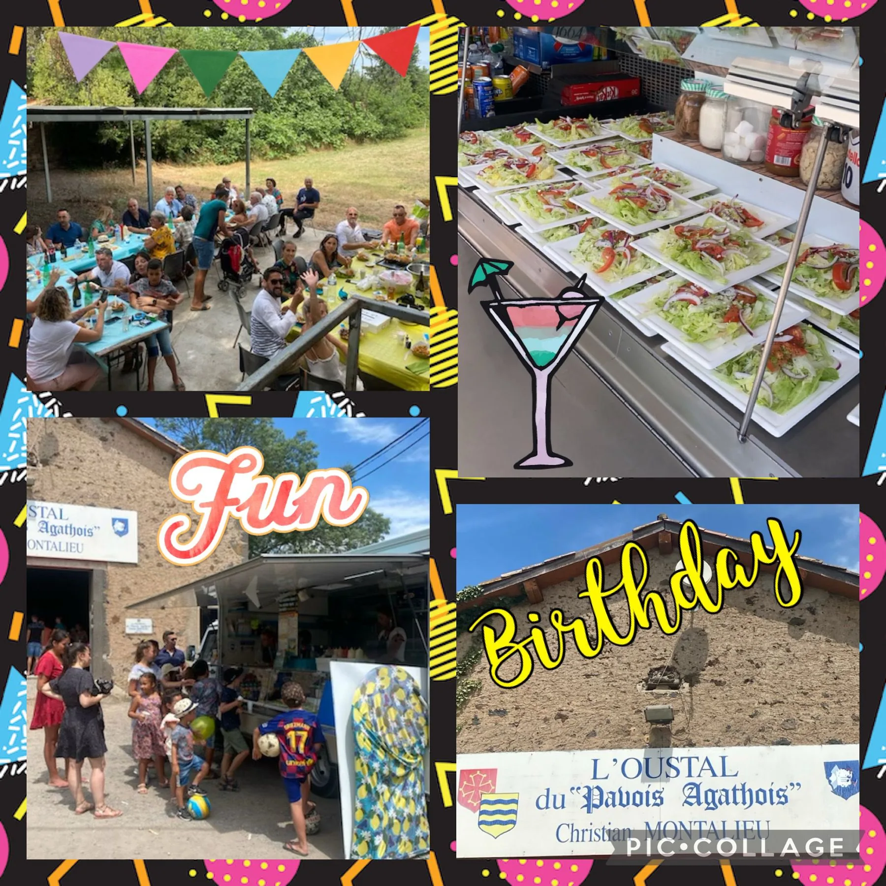 Food-truck Chez J&J en prestation anniversaire