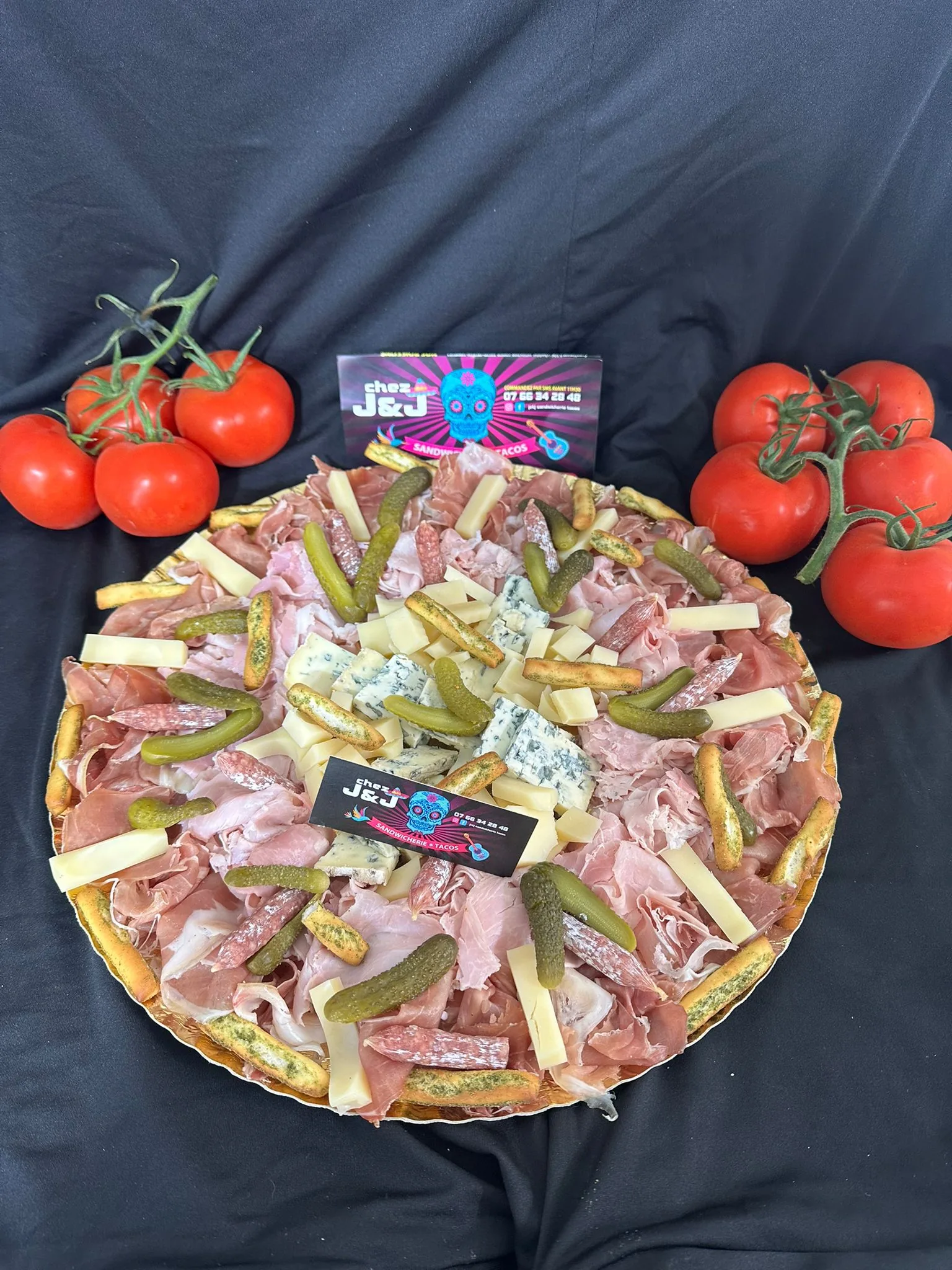 Food-truck Chez J&J en repas d&rsquo;entreprise