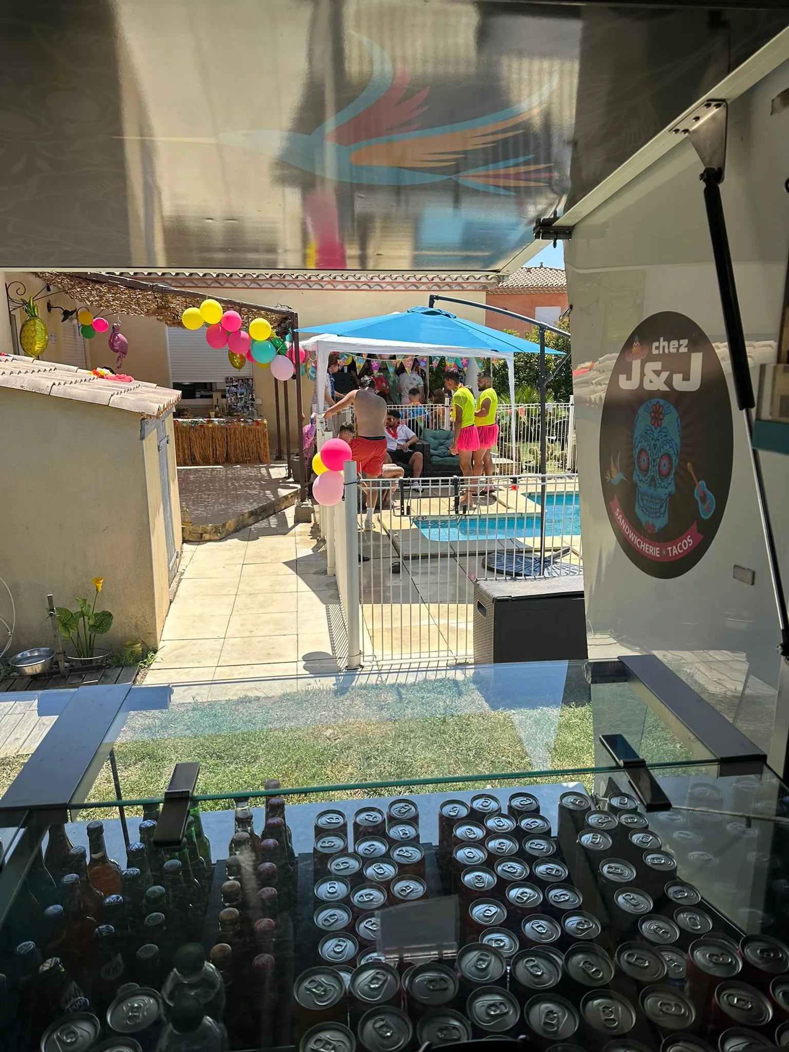 Food-truck Chez J&J en fête de quartier