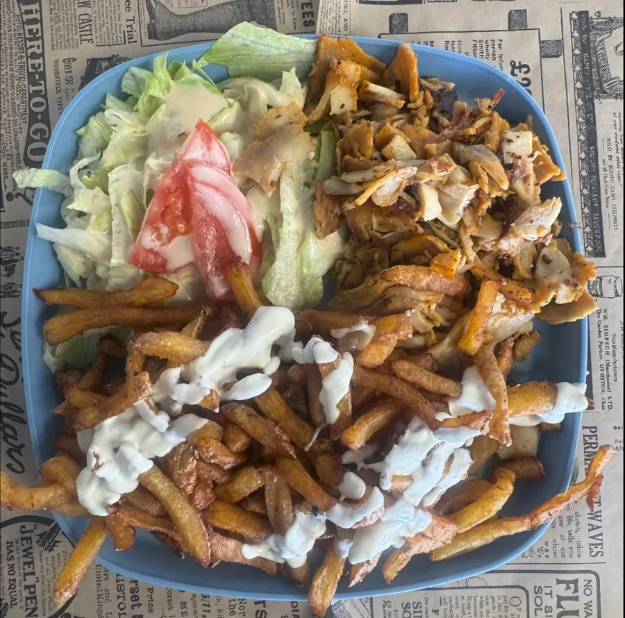 Salade Kebab Chez J&J — salade repas food-truck Villeneuve-l&egrave;s-B&eacute;ziers